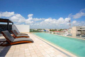 Modern STUDIO w BALCONY, Common OCEANVIEW ROOFTOP POOL